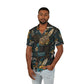 Men's Tropical Hawaiian Shirt — 'Tee Sauce' Surf & Tacos AOP Camp Shirt