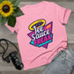 JeeSauce Freak Tee | Womans Retro Neon Logo T-Shirt
